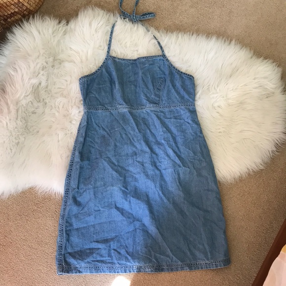Urban Outfitters Dresses & Skirts - BDG denim halter dress!